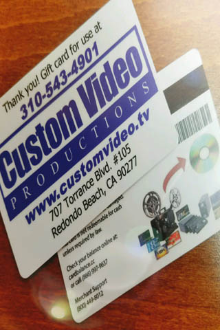Video Transfer Service Production DVD Gift Card
